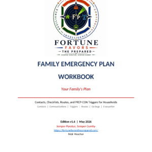 Family Emergency Plan Workbook - Patreon