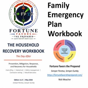 Family Emergency Plan and Household Recovery Workbooks - Patreon