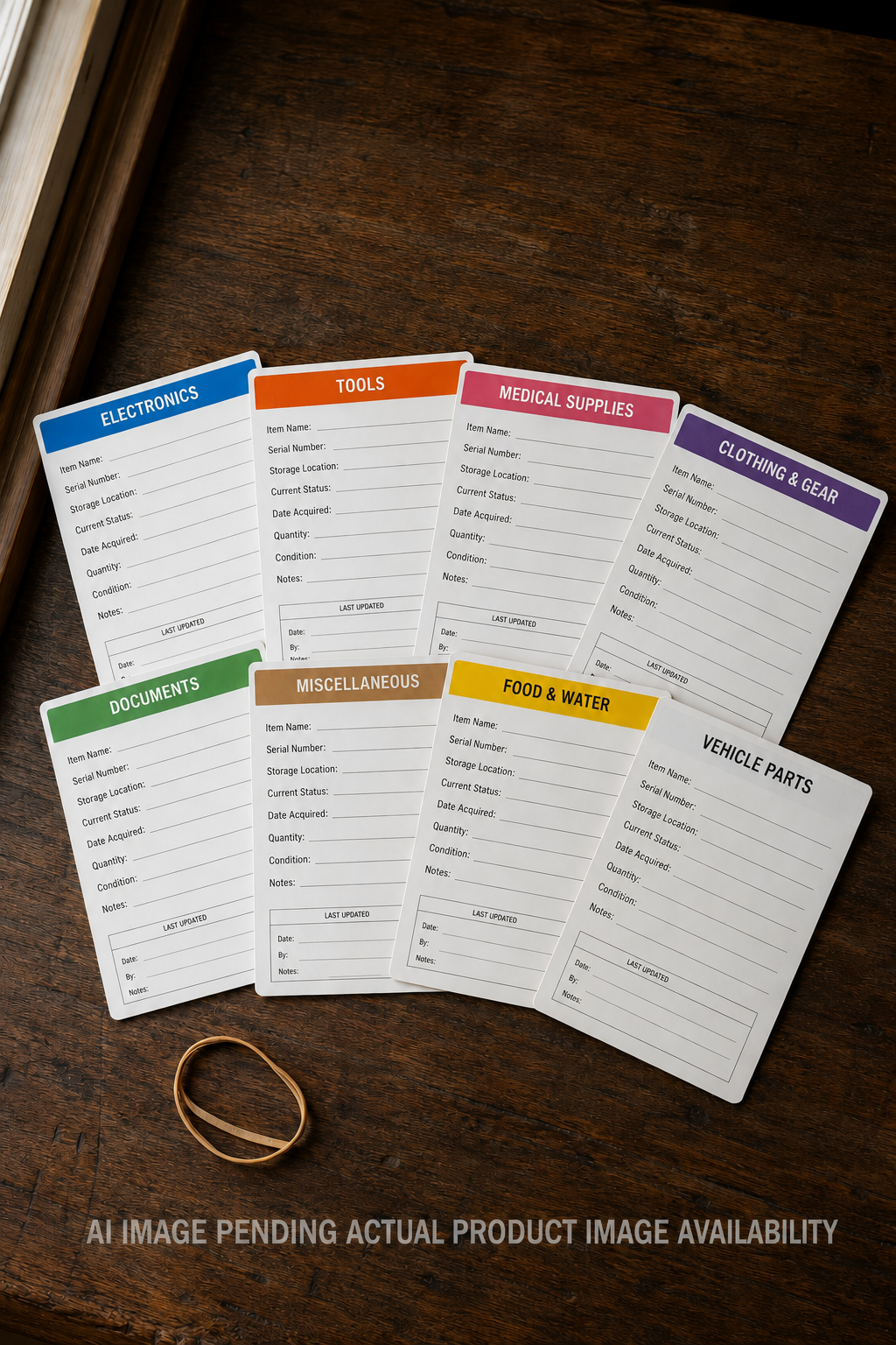 LOG-01 MAG Logistics Inventory Cards