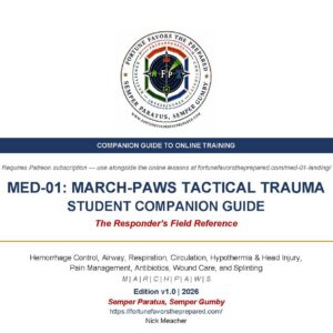 MED-01 MARCH-PAW Student Guide