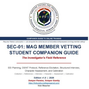 SEC-01 MAG Vetting Student Companion Guide