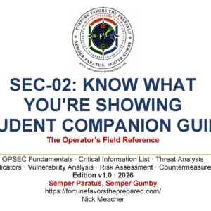 SEC-02 Know What You’re Showing Study Guide