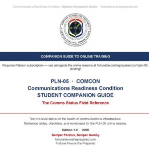 PLN-05 Communications Conditions COMCON Study Guide