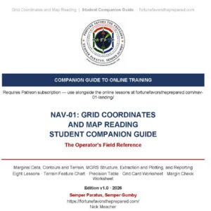 NAV-01 Grid Coordinates and Map Reading Study Guide